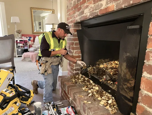 Safe screening installation by Arcadia Chimney Sweep in Arcadia, CA