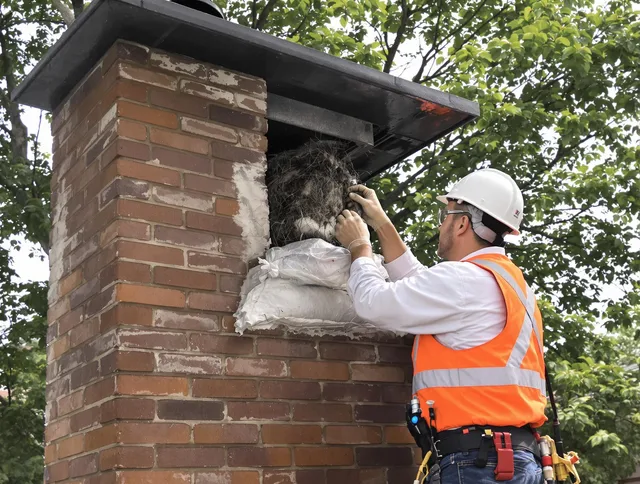 Humane removal of debris and animals by Arcadia Chimney Sweep in Arcadia, CA