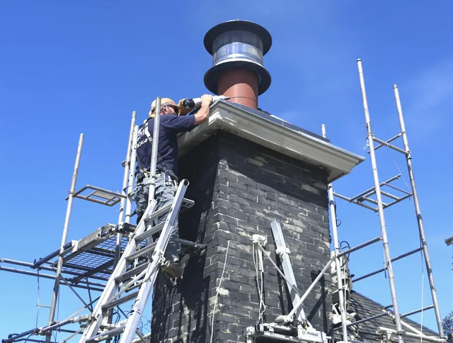 Sturdy chimney crown finished by Arcadia Chimney Sweep in Arcadia, CA