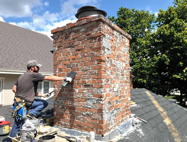 Completed chimney rebuild by Arcadia Chimney Sweep in Arcadia, CA