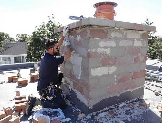 Advanced chimney repair process by Arcadia Chimney Sweep in Arcadia, CA