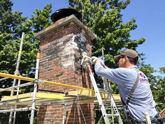 Structural chimney repair by Arcadia Chimney Sweep in Arcadia, CA