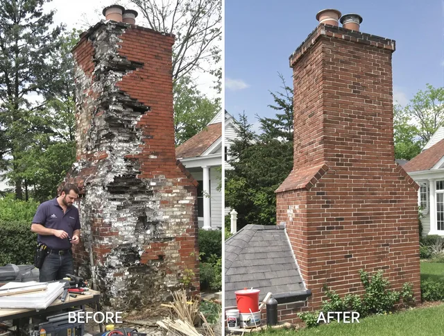 Arcadia Chimney Sweep performing a full chimney restoration in Arcadia, CA