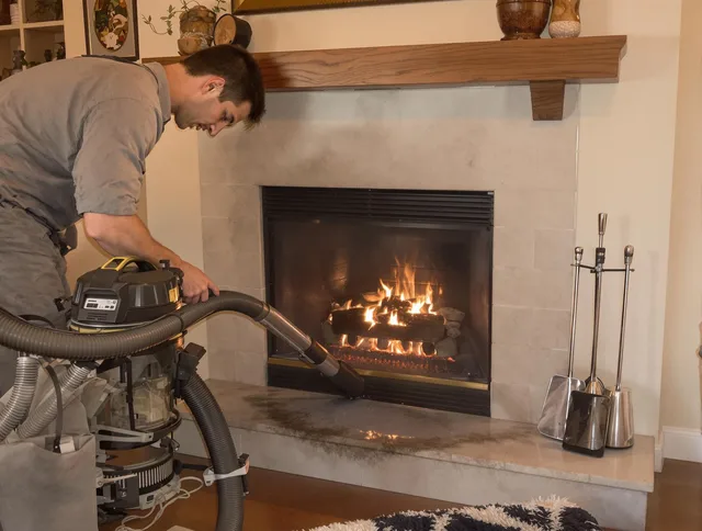 Routine fireplace upkeep by Arcadia Chimney Sweep in Arcadia, CA