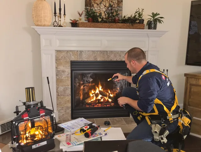 Safety-focused fireplace inspection by Arcadia Chimney Sweep in Arcadia, CA