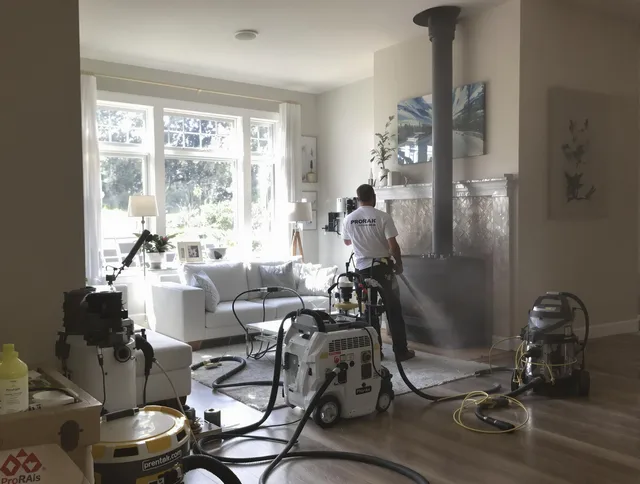 Soot removal service by Arcadia Chimney Sweep for a fireplace in Arcadia, CA